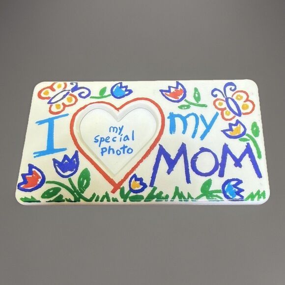 Other - I Love ❤️ My Mommy Frame Refrigerator Magnet Hand Drawing Sketch Style 80s VTG